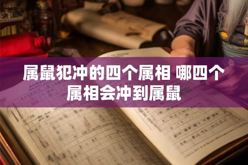 属鼠犯冲的四个属相 哪四个属相会冲到属鼠 属鼠犯冲的四个属相 哪四个属相会冲到属鼠