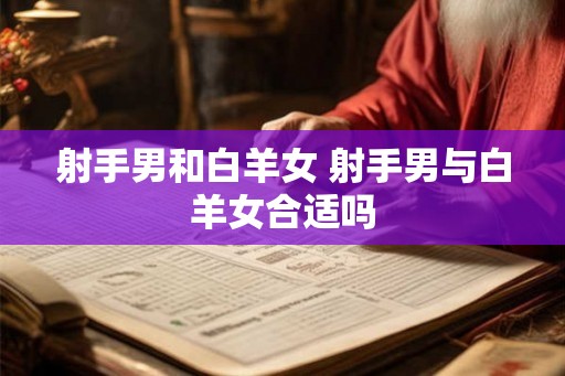 射手男和白羊女 射手男与白羊女合适吗