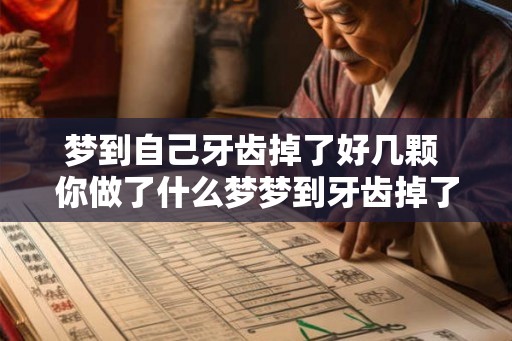 梦到自己牙齿掉了好几颗 你做了什么梦梦到牙齿掉了好几颗