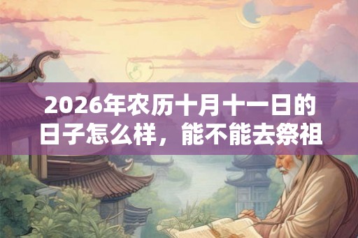 2026年农历十月十一日的日子怎么样，能不能去祭祖？