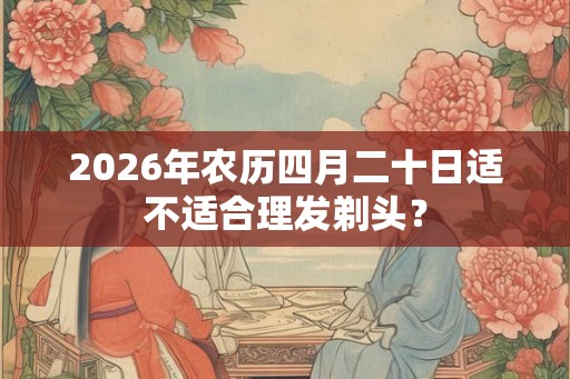 2026年农历四月二十日适不适合理发剃头？