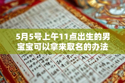 5月5号上午11点出生的男宝宝可以拿来取名的办法