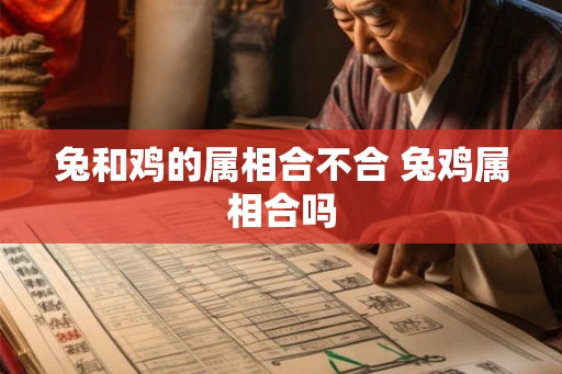 兔和鸡的属相合不合 兔鸡属相合吗