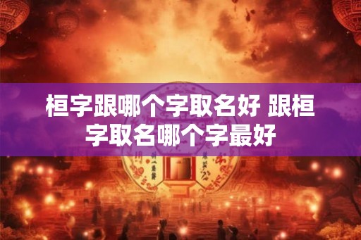 桓字跟哪个字取名好 跟桓字取名哪个字最好 桓字跟哪个字取名好 跟桓字取名哪个字最好