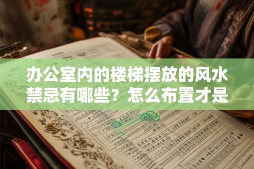 办公室内的楼梯摆放的风水禁忌有哪些?怎么布置才是完美的? 办公室内的楼梯摆放的风水禁忌有哪些?怎么布置才是完美的?