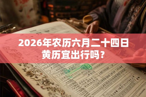 2026年农历六月二十四日黄历宜出行吗？