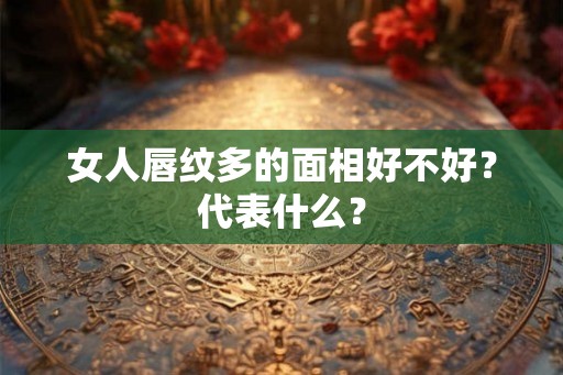 女人唇纹多的面相好不好？代表什么？