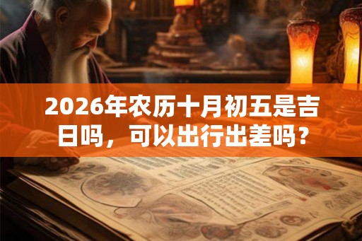 2026年农历十月初五是吉日吗,可以出行出差吗? 2026年农历十月初五是吉日吗,可以出行出差吗?