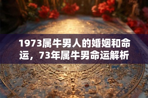 1973属牛男人的婚姻和命运,73年属牛男命运解析 1973属牛男人的婚姻和命运,73年属牛男命运解析