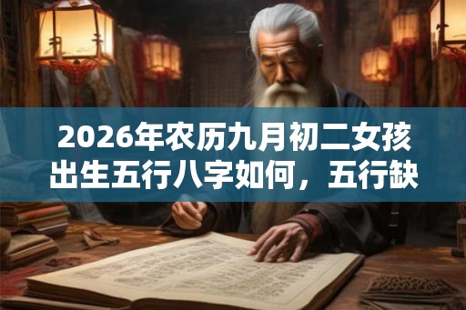 2026年农历九月初二女孩出生五行八字如何，五行缺木名字推荐