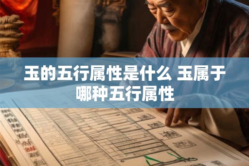 玉的五行属性是什么 玉属于哪种五行属性