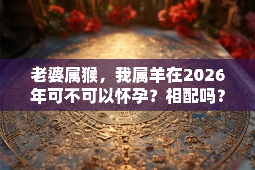 老婆属猴，我属羊在2026年可不可以怀孕？相配吗？