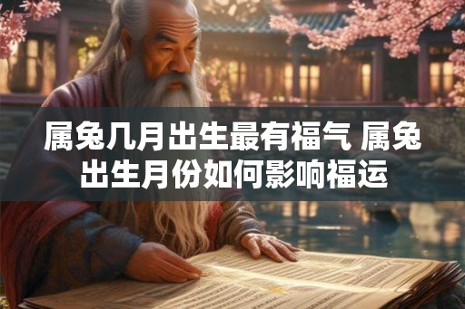 属兔几月出生最有福气 属兔出生月份如何影响福运 属兔几月出生最有福气 属兔出生月份如何影响福运