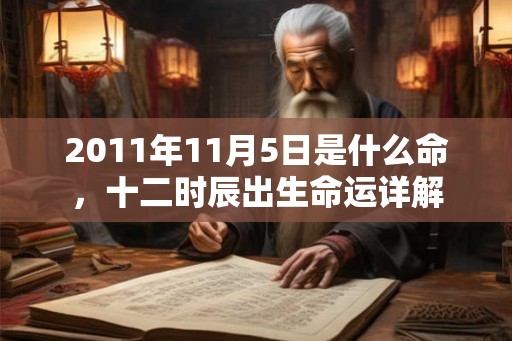 2011年11月5日是什么命，十二时辰出生命运详解