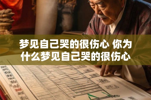 梦见自己哭的很伤心 你为什么梦见自己哭的很伤心