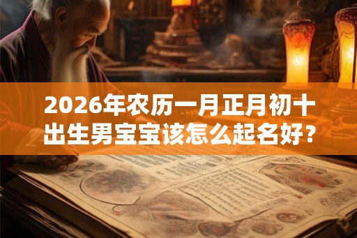 2026年农历一月正月初十出生男宝宝该怎么起名好？
