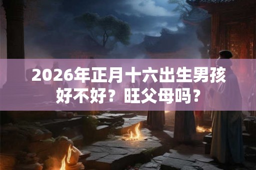 2026年正月十六出生男孩好不好？旺父母吗？