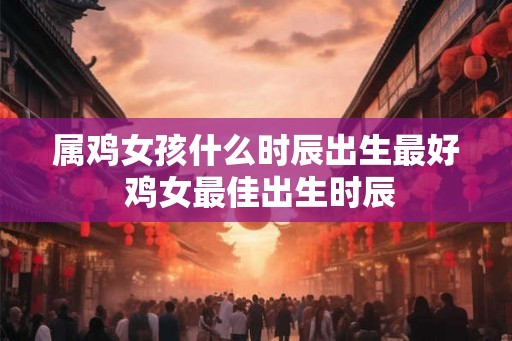 属鸡女孩什么时辰出生最好 鸡女最佳出生时辰