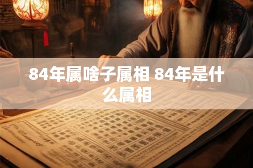 84年属啥子属相 84年是什么属相