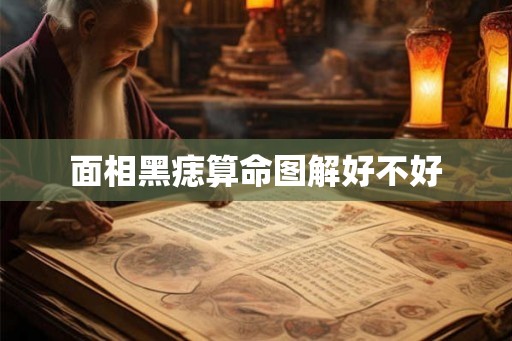 面相黑痣算命图解好不好