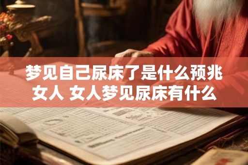 梦见自己尿床了是什么预兆女人 女人梦见尿床有什么寓意