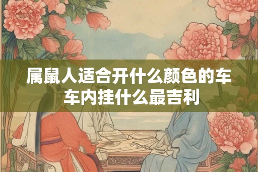属鼠人适合开什么颜色的车 车内挂什么最吉利