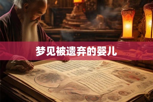 梦见被遗弃的婴儿