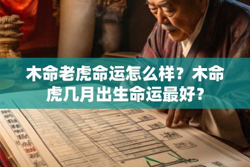 木命老虎命运怎么样？木命虎几月出生命运最好？