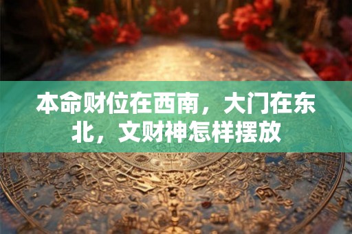 本命财位在西南,大门在东北,文财神怎样摆放 本命财位在西南,大门在东北,文财神怎样摆放