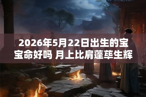 2026年5月22日出生的宝宝命好吗 月上比肩蓬荜生辉