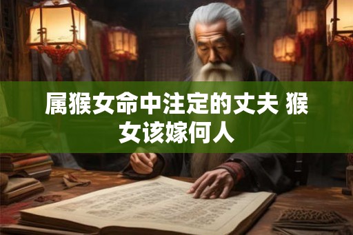 属猴女命中注定的丈夫 猴女该嫁何人