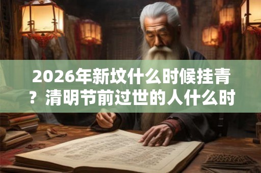 2026年新坟什么时候挂青？清明节前过世的人什么时候扫墓？