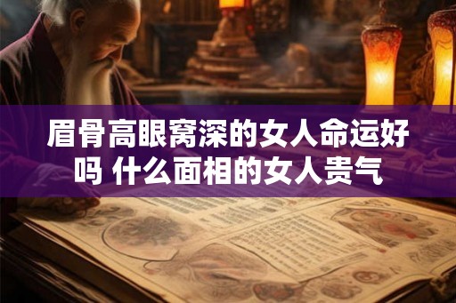 眉骨高眼窝深的女人命运好吗 什么面相的女人贵气