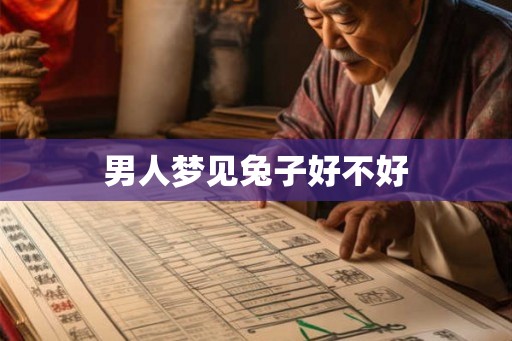 男人梦见兔子好不好