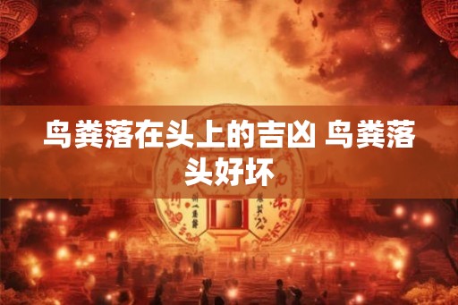 鸟粪落在头上的吉凶 鸟粪落头好坏