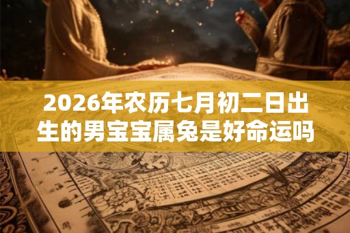 2026年农历七月初二日出生的男宝宝属兔是好命运吗