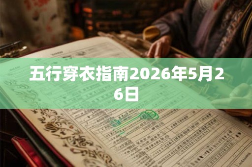 五行穿衣指南2026年5月26日