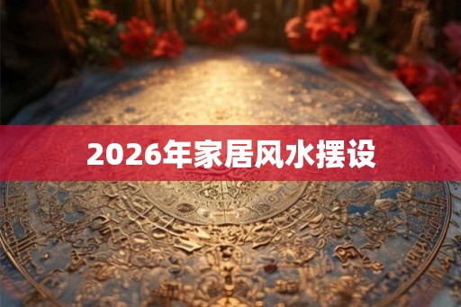 2026年家居风水摆设