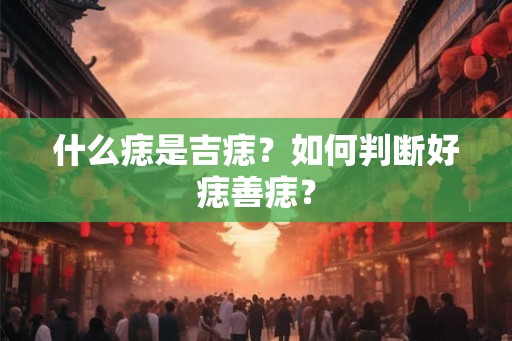 什么痣是吉痣?如何判断好痣善痣? 什么痣是吉痣?如何判断好痣善痣?