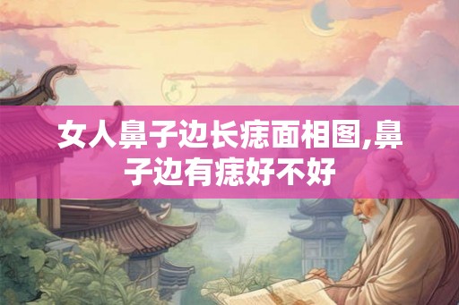 女人鼻子边长痣面相图,鼻子边有痣好不好