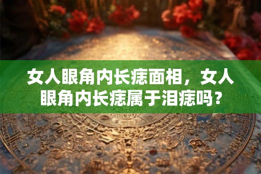 女人眼角内长痣面相，女人眼角内长痣属于泪痣吗？