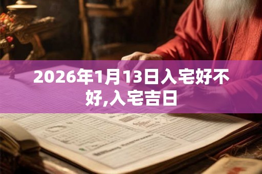 2026年1月13日入宅好不好,入宅吉日