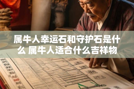 属牛人幸运石和守护石是什么 属牛人适合什么吉祥物