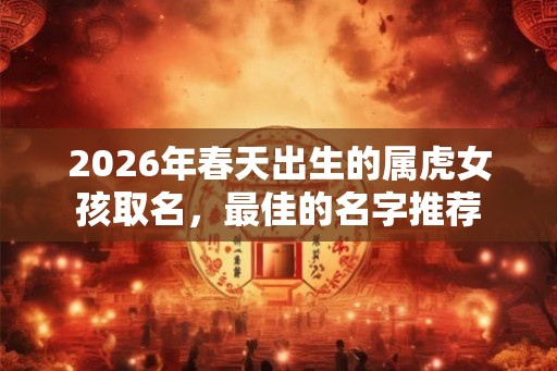 2026年春天出生的属虎女孩取名，最佳的名字推荐