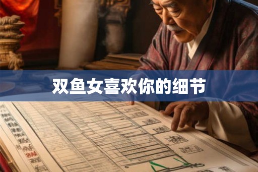 双鱼女喜欢你的细节