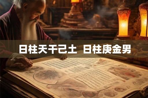 日柱天干己土  日柱庚金男