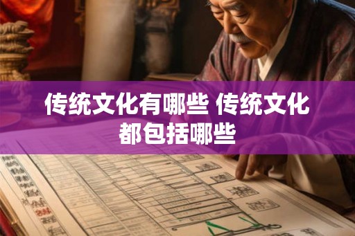传统文化有哪些 传统文化都包括哪些