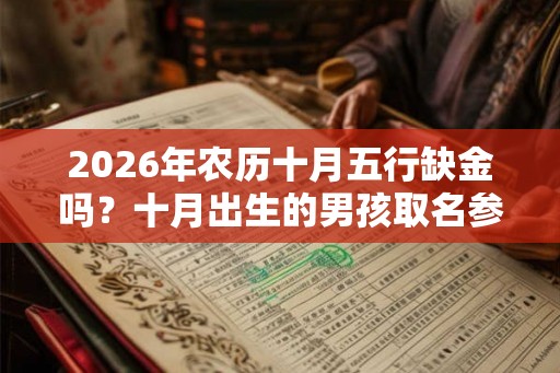 2026年农历十月五行缺金吗？十月出生的男孩取名参考