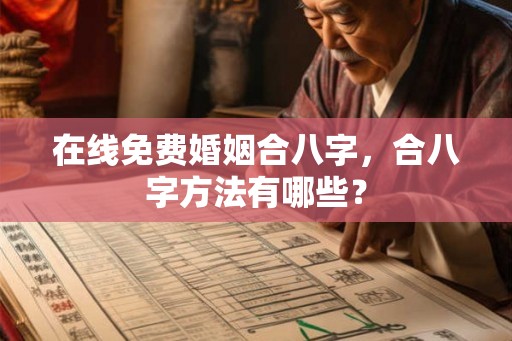 在线免费婚姻合八字，合八字方法有哪些？