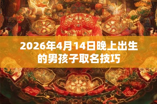 2026年4月14日晚上出生的男孩子取名技巧